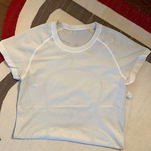 Lululemon swiftly shirt white size 6